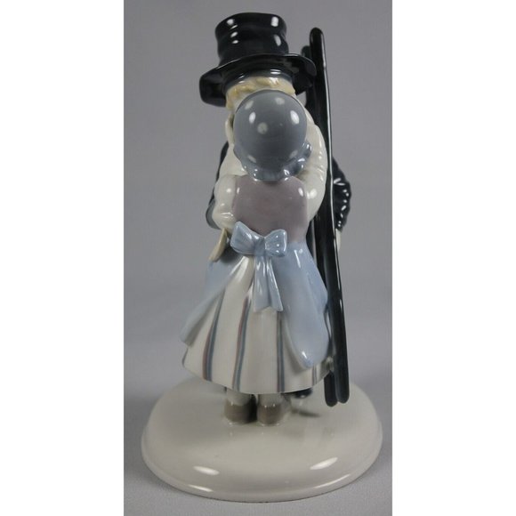 Vintage Metzler & Ortloff East Germany Porcelain Chimney Sweep and Wife Figurine - Picture 3 of 14